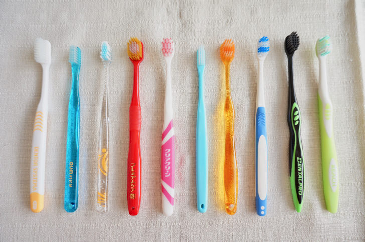 歯ブラシのグリップを比較