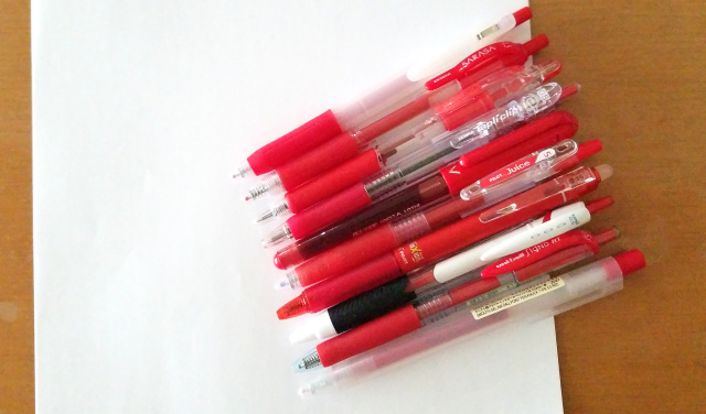 赤ペン比較用紙