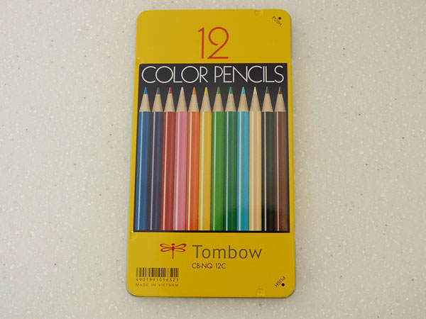 トンボ鉛筆 色鉛筆 12色