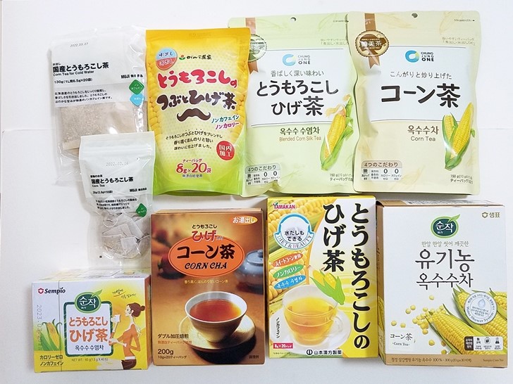 おすすめ比較！コーン茶（とうもろこし茶）】韓美茶や無印良品、山本漢方製薬など9種類を飲み比べた | クラベタ