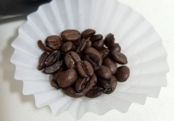 ローソンホットコーヒー用豆形状