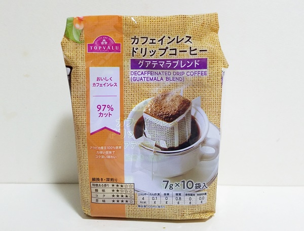 カフェインレスコーヒートップバリュグアテマラ